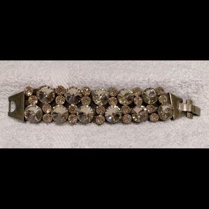 Plunderdesign Champion Rhinestones/silver bracelet